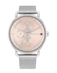 Tommy Hilfiger TH1782662 Horloge Dames Zilverkleurig 40mm, exclusief en kwalitatief hoogwaardig. Ontdek nu!