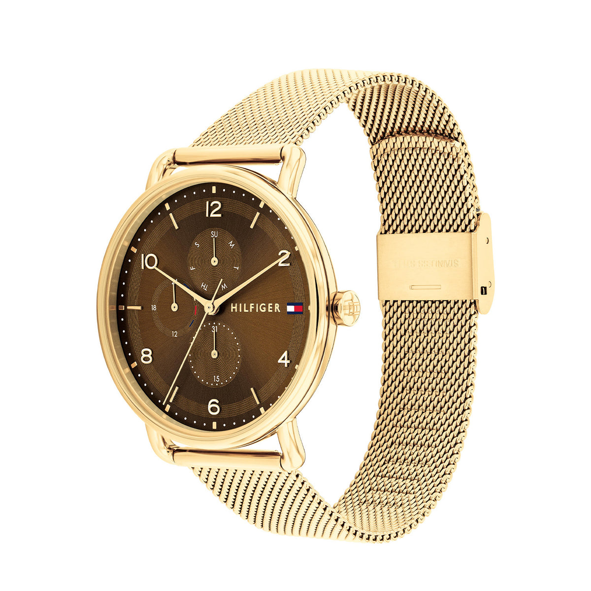 Tommy Hilfiger Dames Horloge TH1782663 40 mm Goudkleurig