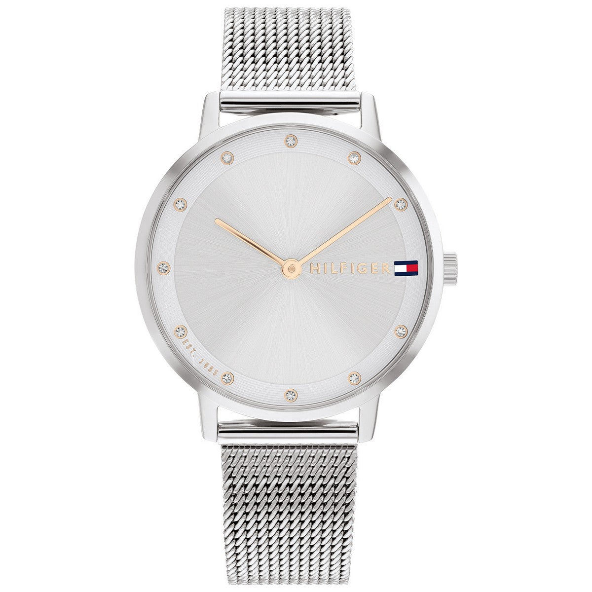 Tommy Hilfiger TH1782665 Horloge Dames Zilverkleurig 34mm, exclusief en kwalitatief hoogwaardig. Ontdek nu!