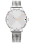 Tommy Hilfiger TH1782665 Horloge Dames Zilverkleurig 34mm, exclusief en kwalitatief hoogwaardig. Ontdek nu!