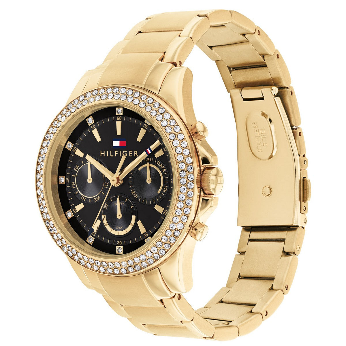 Tommy Hilfiger TH1782676 Horloge Dames Goudkleurig 38mm, exclusief en kwalitatief hoogwaardig. Ontdek nu!