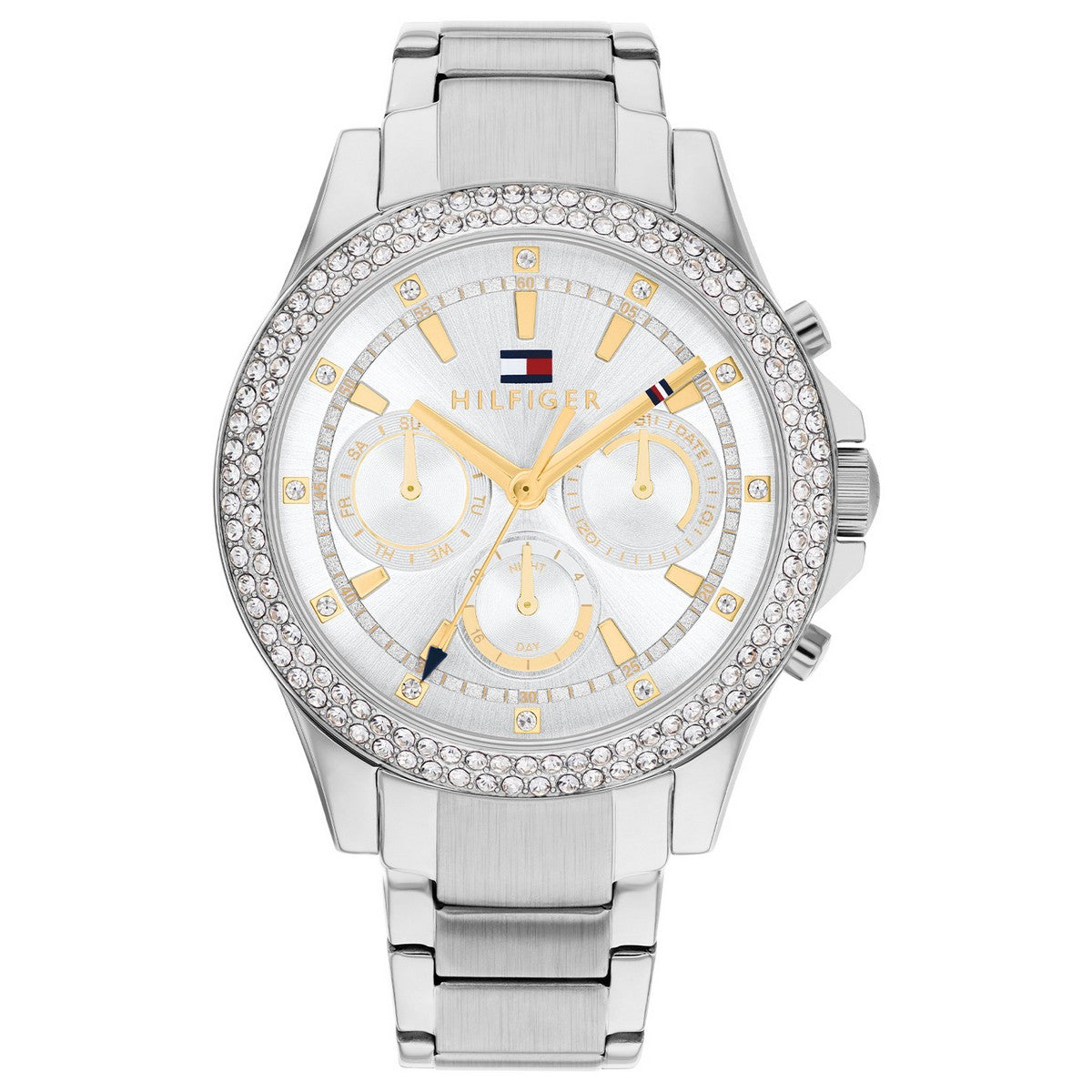 Tommy Hilfiger TH1782677 Horloge Dames Zilverkleurig 38mm, exclusief en kwalitatief hoogwaardig. Ontdek nu!