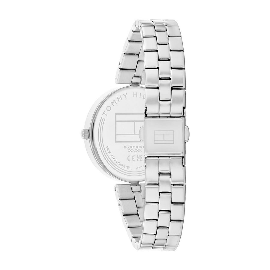 Tommy Hilfiger TH1782683 Horloge Dames Zilverkleurig 40mm, exclusief en kwalitatief hoogwaardig. Ontdek nu!
