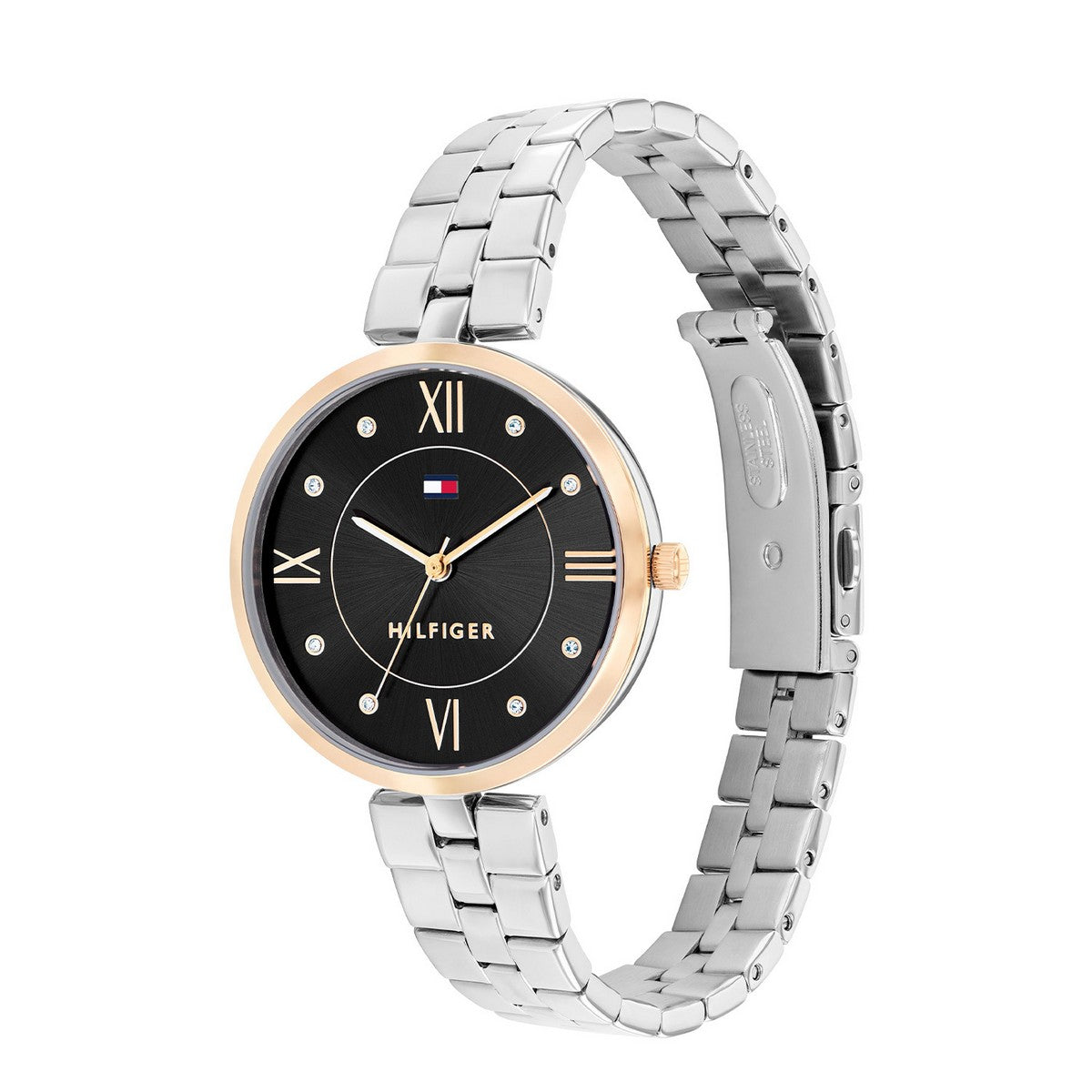 Tommy Hilfiger TH1782684 Horloge Dames Bicolor 34mm, exclusief en kwalitatief hoogwaardig. Ontdek nu!