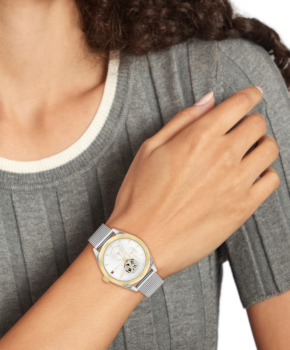 Tommy Hilfiger TH1782713 Horloge Dames Zilverkleurig 38mm - PansiteNederland.nl