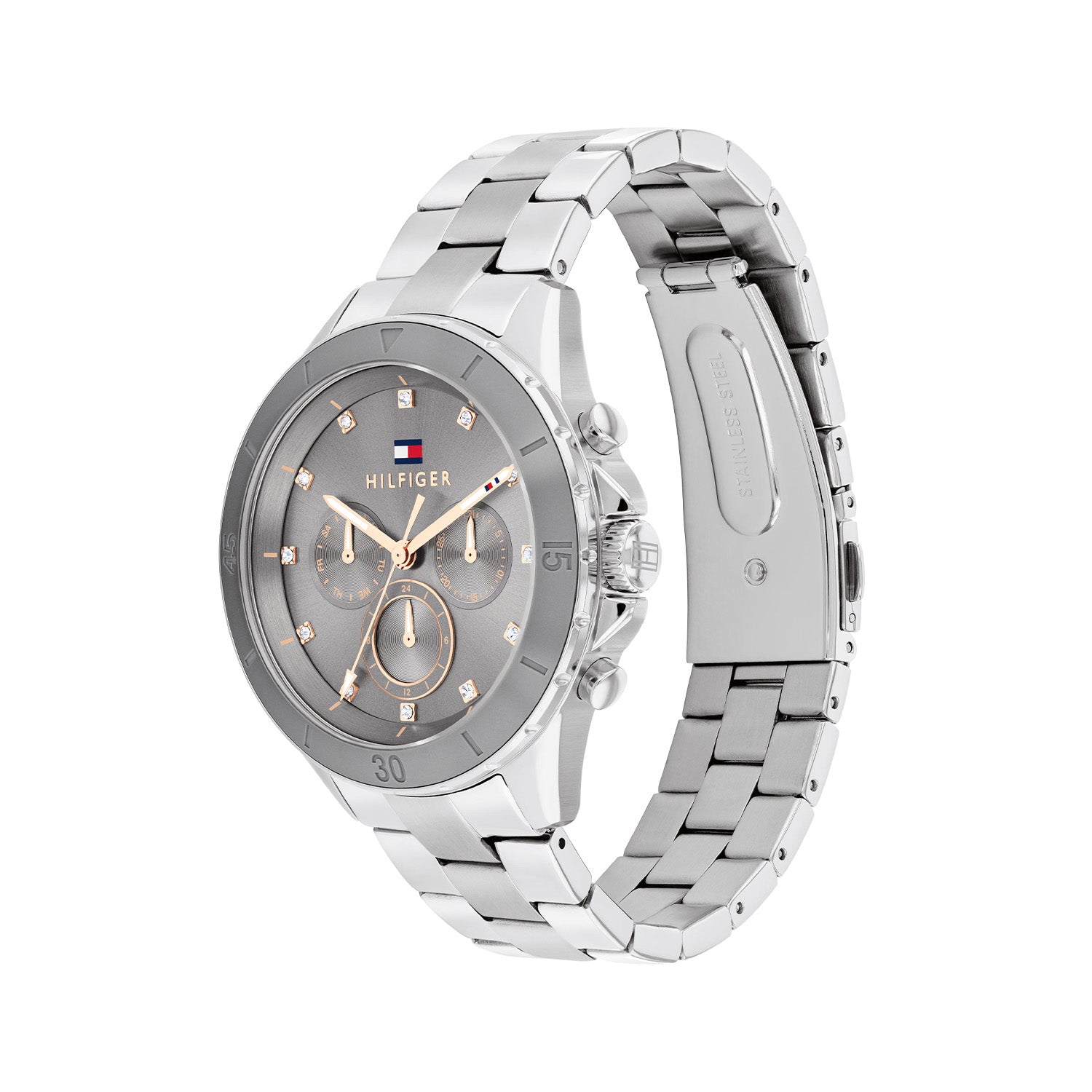 Tommy Hilfiger Horloge TH1782742 Dames Zilverkleurig 40 mm