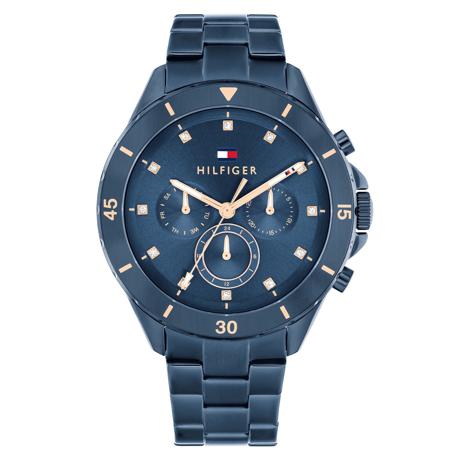 Tommy Hilfiger Horloge TH1782743 Dames Blauw 40 mm