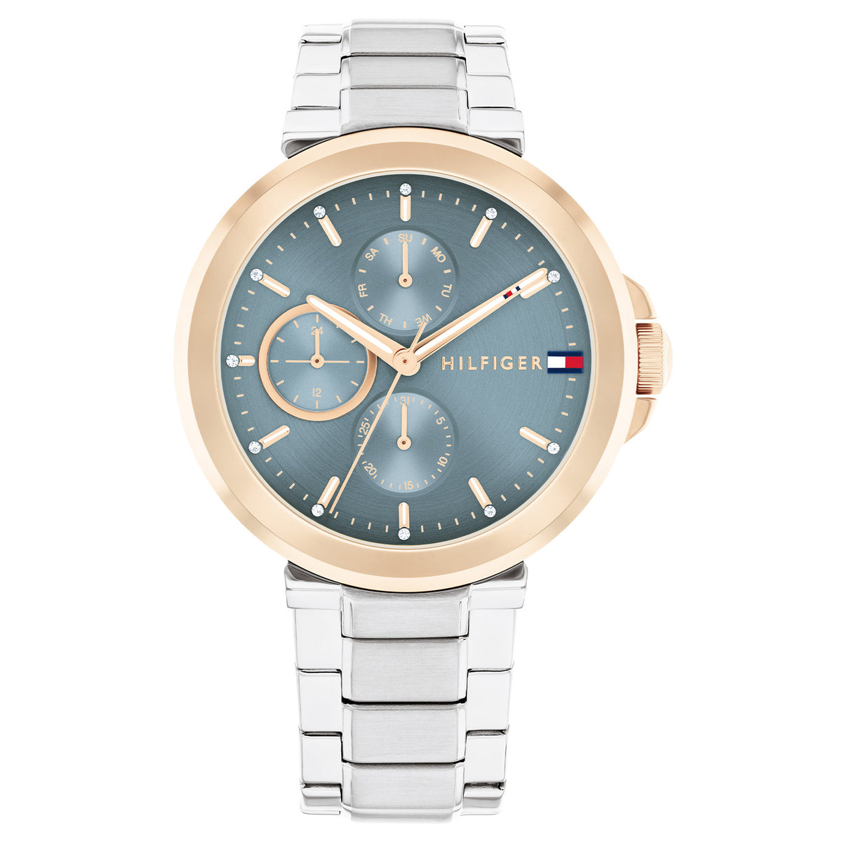 Tommy Hilfiger Dames Horloge TH1782754 38 mm Zilverkleurig