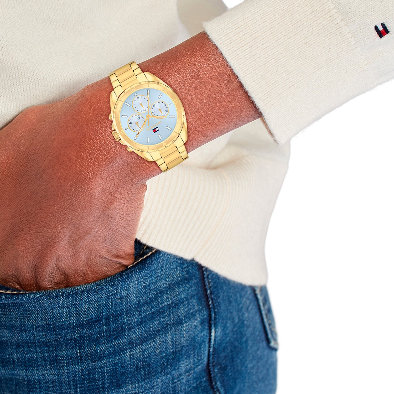 Tommy Hilfiger Horloge TH1782783 Dames Goudkleurig 36 mm