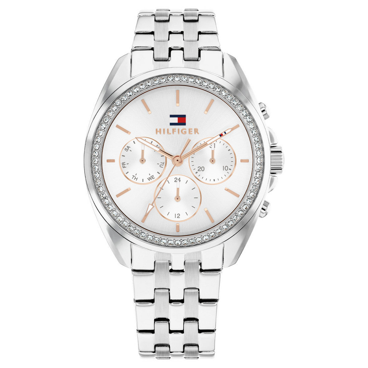 Tommy Hilfiger TH1782802 horloge dames zilverkleurig staal elegant design