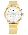 Tommy Hilfiger TH1782808 horloge dames goudkleurig staal elegant design