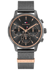 Tommy Hilfiger TH1782810 horloge dames gunmetal staal modern design
