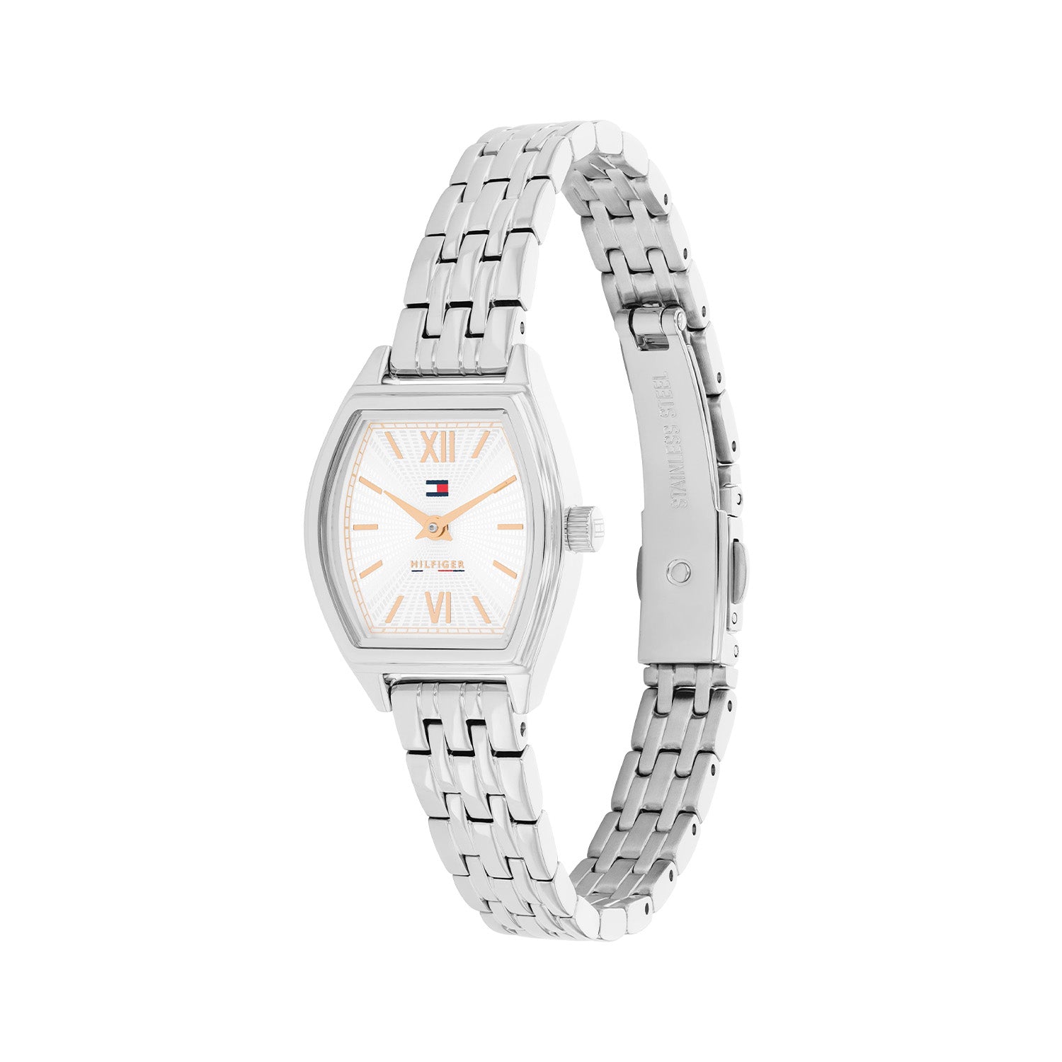 Tommy Hilfiger Horloge TH1782872 Dames Zilverkleurig 22 mm