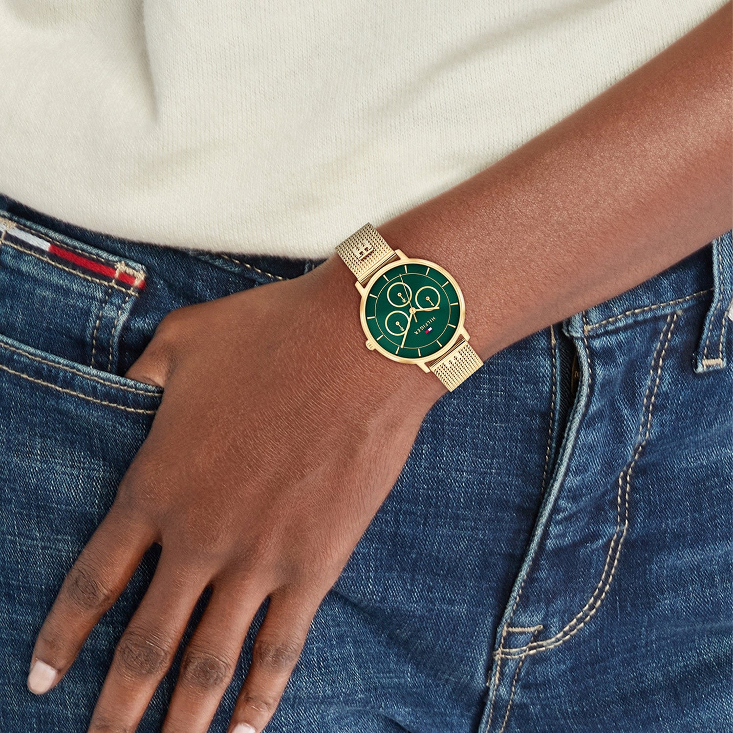 Tommy Hilfiger Horloge TH1782880 Dames Zilverkleurig 36 mm