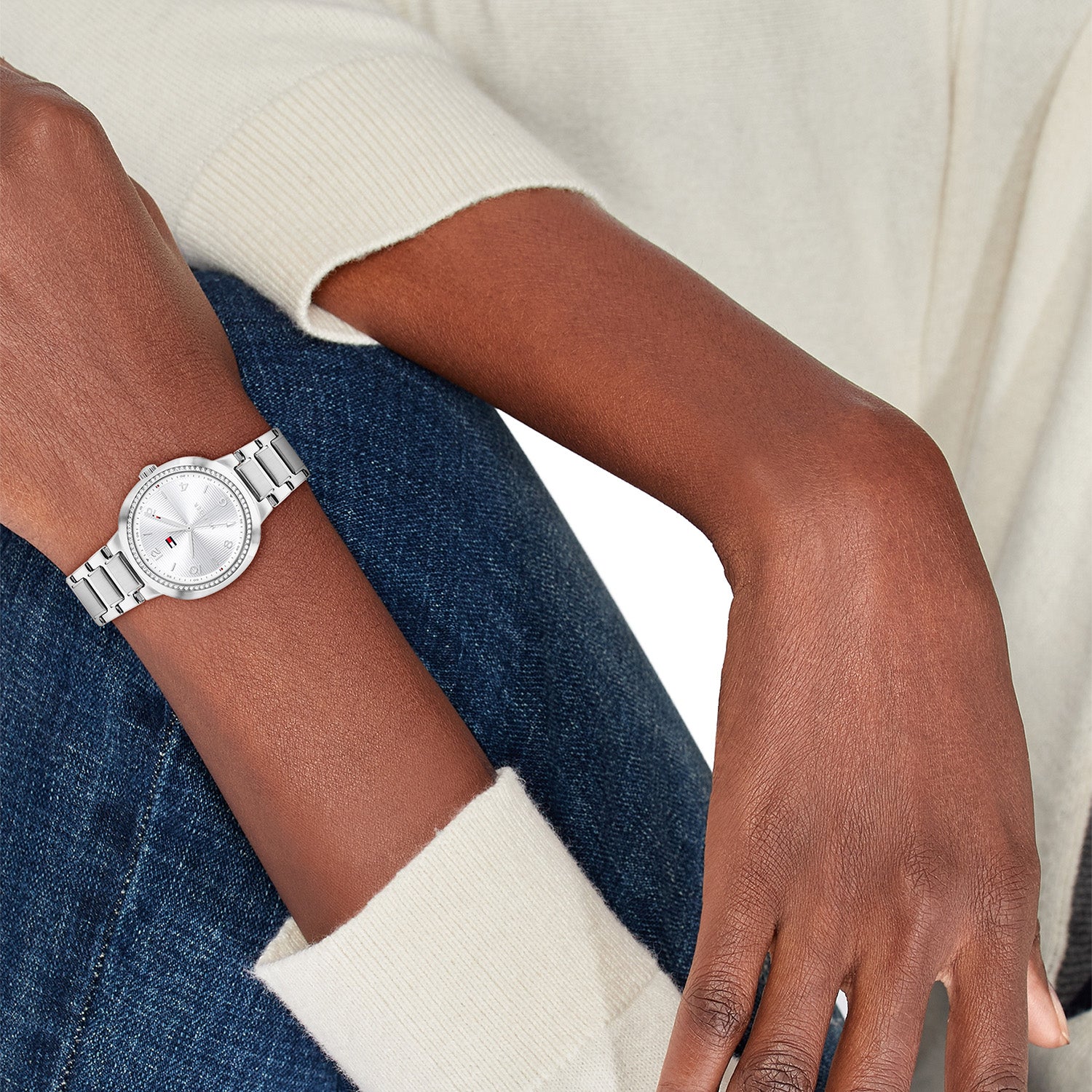 Tommy Hilfiger Horloge TH1782899 Dames Zilverkleurig 32 mm
