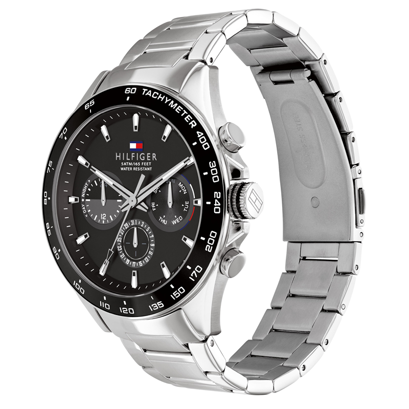 Tommy Hilfiger Heren Horloge TH1791967 46 mm Zilverkleurig