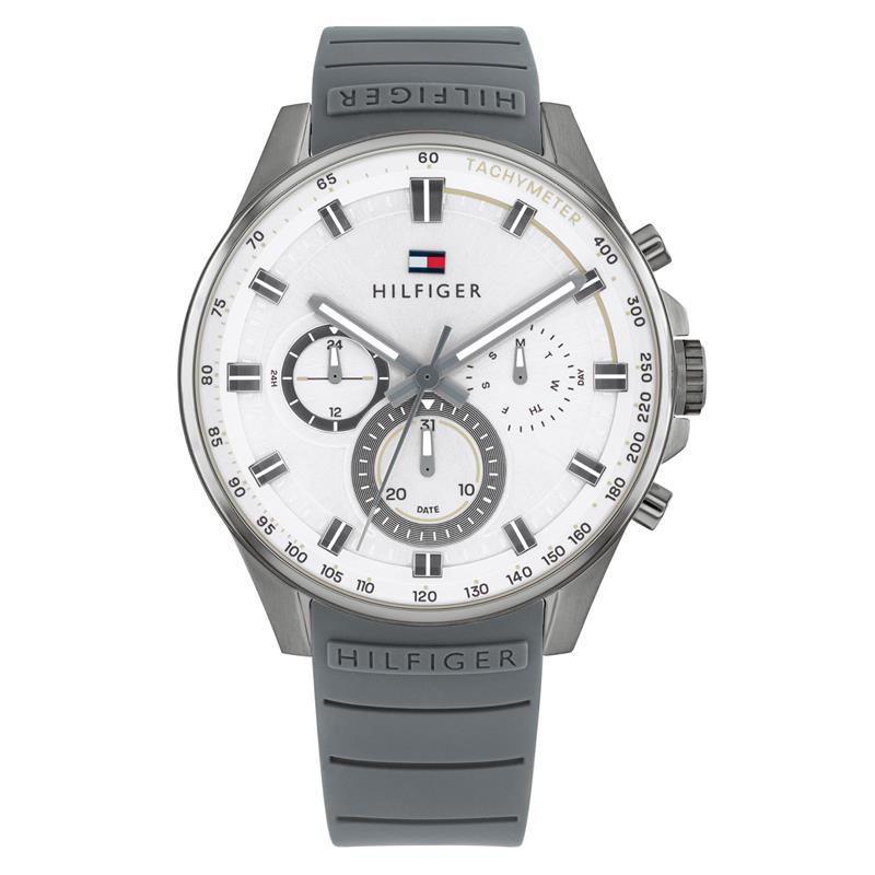 Tommy Hilfiger Heren Horloge TH1791972 44 mm Grijs