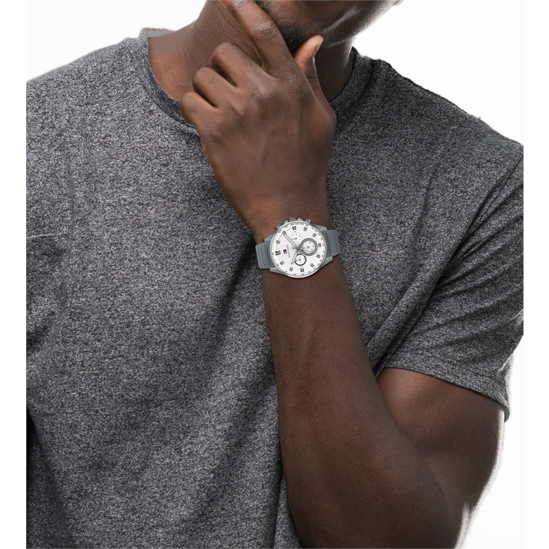 Tommy Hilfiger Heren Horloge TH1791972 44 mm Grijs