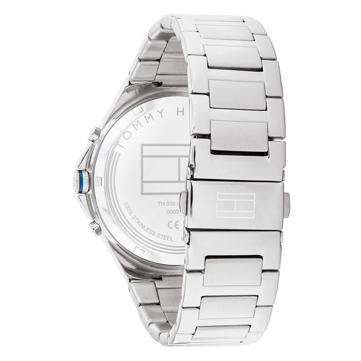 Tommy Hilfiger Heren Horloge TH1792054 44 mm Zilverkleurig