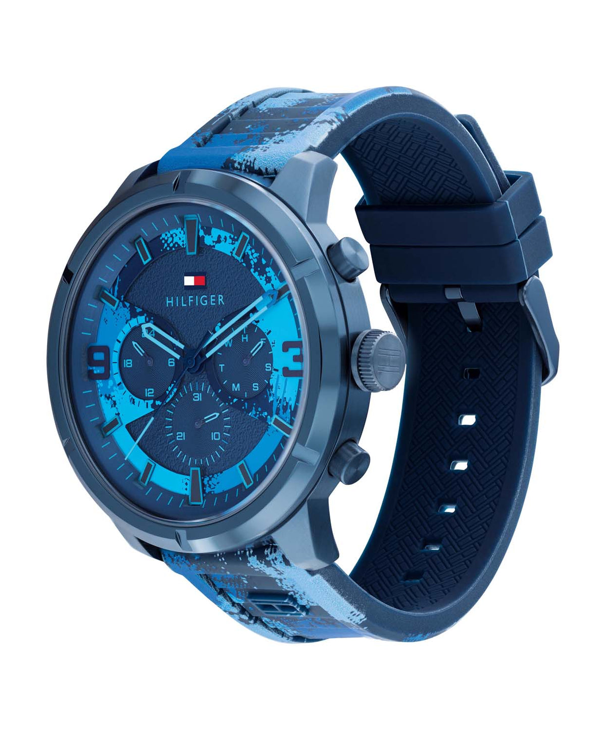 Tommy Hilfiger Heren Horloge TH1792073 50 mm Donkerblauw