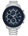 Tommy Hilfiger TH1792080 Horloge Heren Zilverkleurig 46mm, exclusief en kwalitatief hoogwaardig. Ontdek nu!