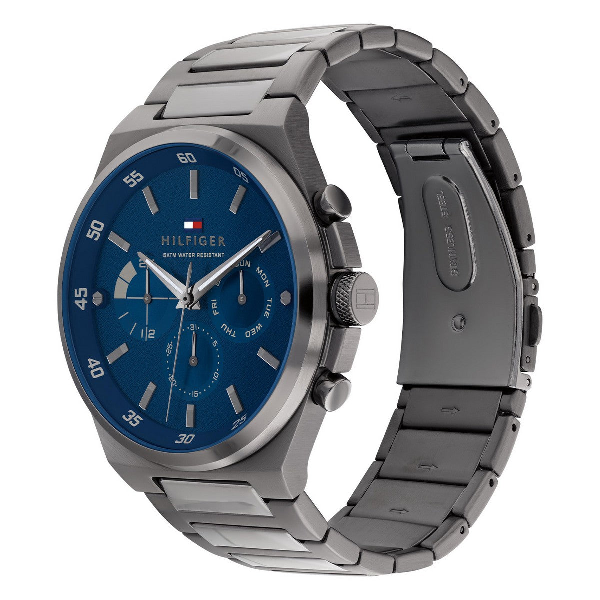 Tommy Hilfiger TH1792089 Horloge Heren Gunmetal 46mm, exclusief en kwalitatief hoogwaardig. Ontdek nu!