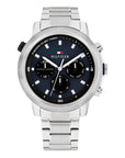 Tommy Hilfiger TH1792104 Horloge Heren Zilverkleurig 46mm, exclusief en kwalitatief hoogwaardig. Ontdek nu!