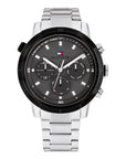 Tommy Hilfiger TH1792106 Horloge Heren Zilverkleurig 46mm, exclusief en kwalitatief hoogwaardig. Ontdek nu!