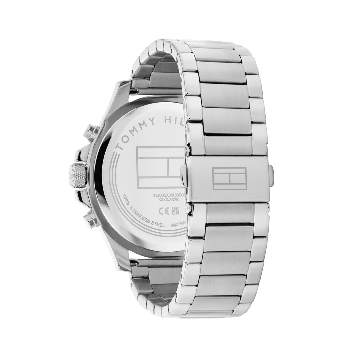 Tommy Hilfiger Heren Horloge TH1792114 46 mm Zilverkleurig
