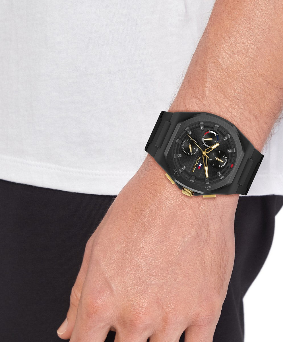 Tommy Hilfiger TH1792120 Horloge Heren Zwart 44mm - PansiteNederland.nl