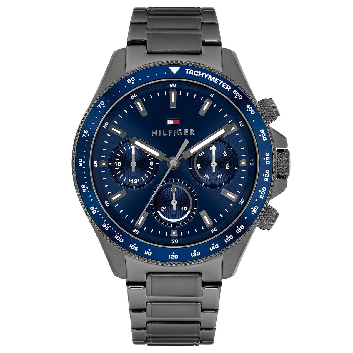 Tommy Hilfiger TH1792212 horloge heren gunmetal staal chronograaf design
