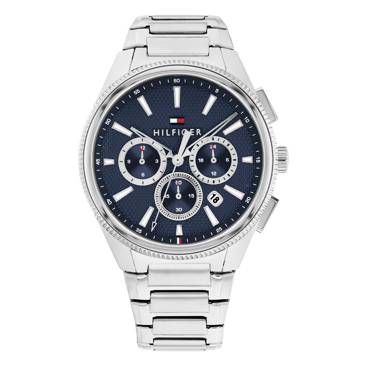 Tommy Hilfiger Horloge TH1792253 Heren Zilverkleurig 43 mm