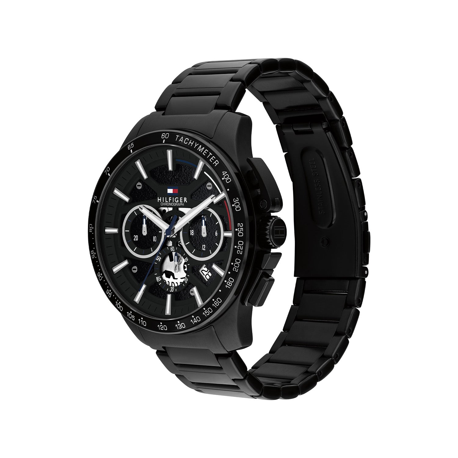 Tommy Hilfiger Horloge TH1792262 Heren Zwart 44 mm