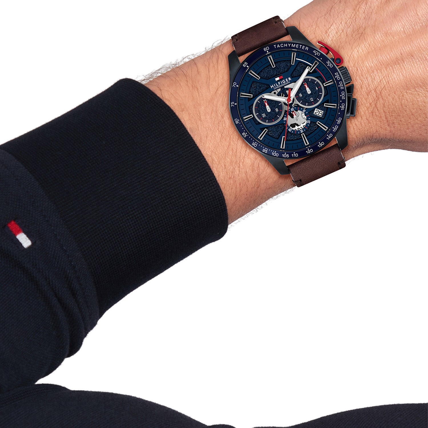 Tommy Hilfiger Horloge TH1792268 Heren Blauw 44 mm