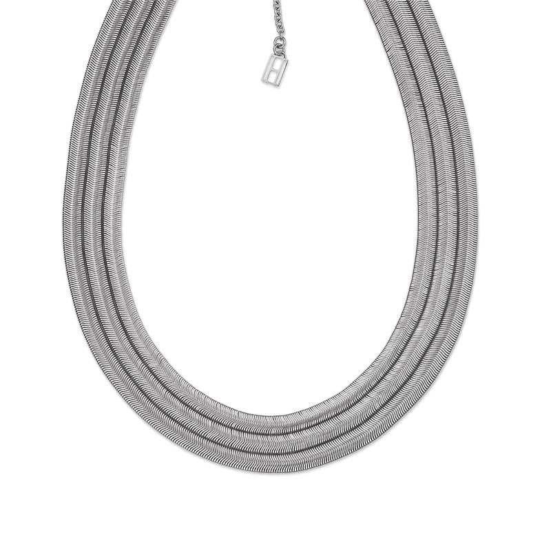 Tommy Hilfiger Collier TJ2700978 Dames Zilverkleurig 46 cm