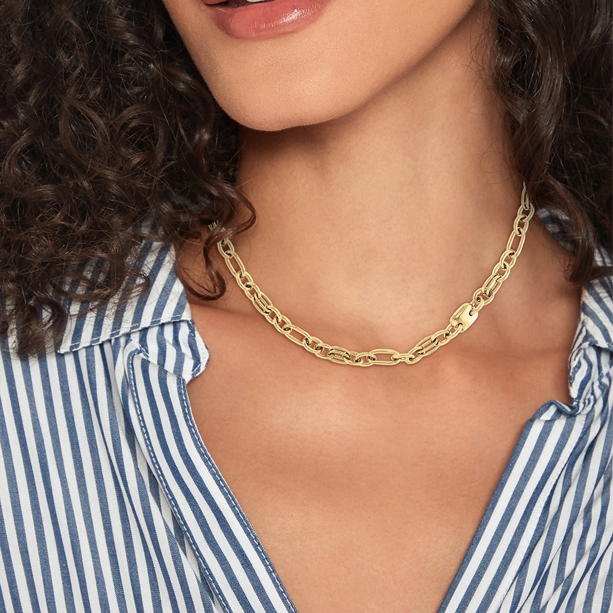 Tommy Hilfiger Collier TJ2780784 Dames Goudkleurig 62 cm