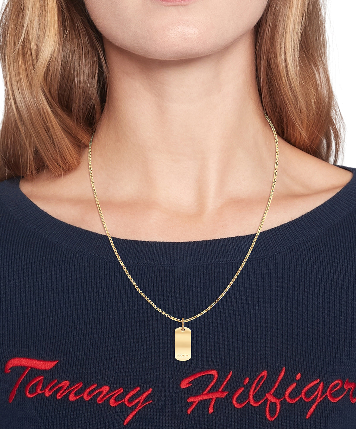 Tommy Hilfiger Collier TJ2780862 Dames Goudkleurig 50 cm