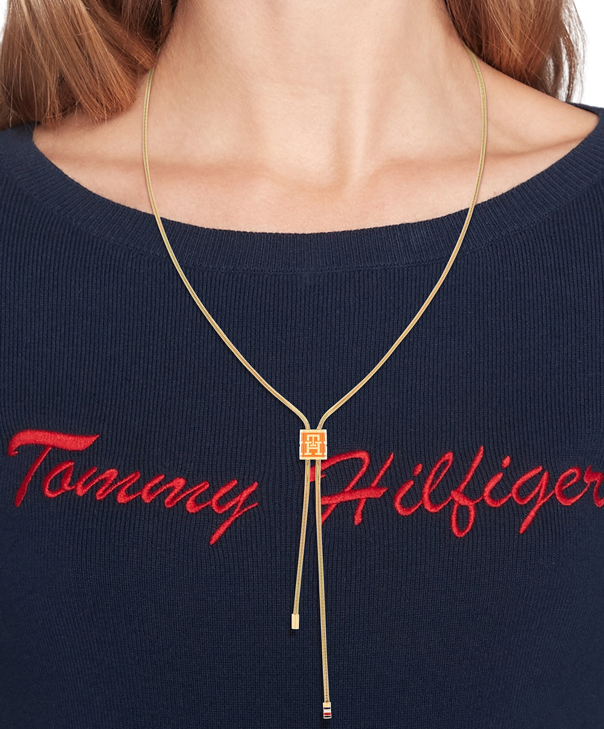 Tommy Hilfiger Collier TJ2780885 Dames Goudkleurig 75 cm
