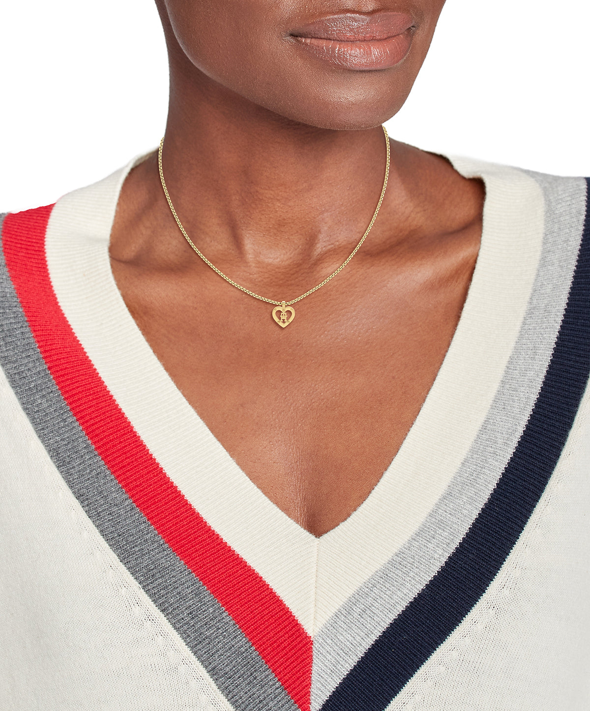 Tommy Hilfiger Collier TJ2780918 Dames Goudkleurig 45 cm