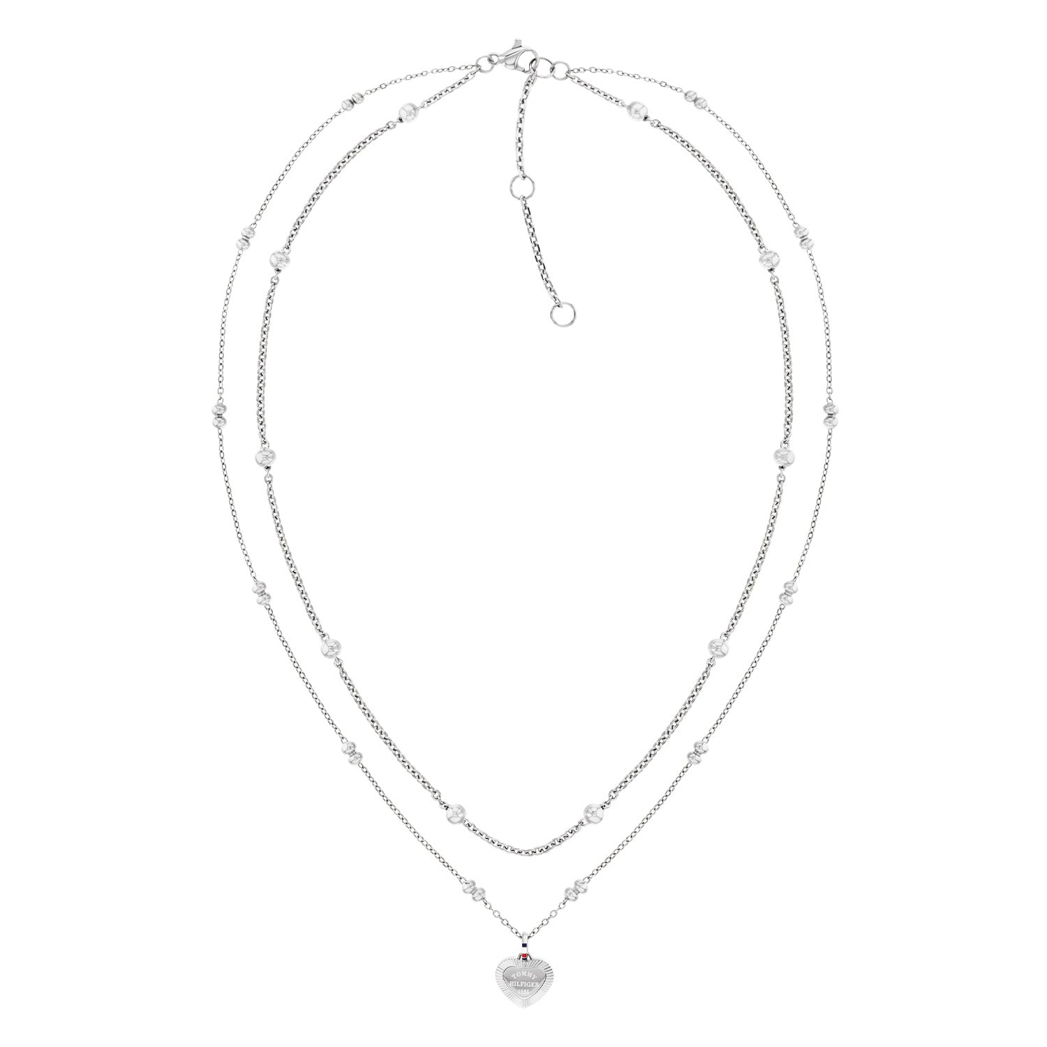 Tommy Hilfiger Collier TJ2781009 Dames Zilverkleurig 51 cm