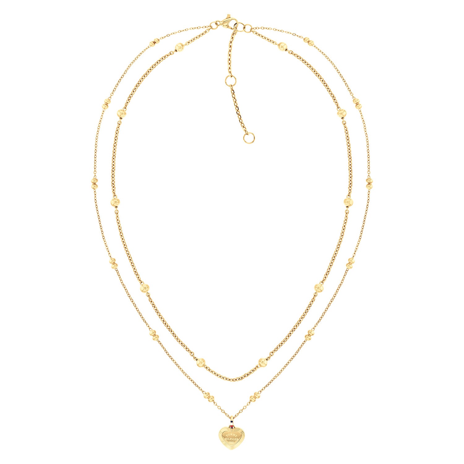 Tommy Hilfiger Collier TJ2781010 Dames Goudkleurig 51 cm