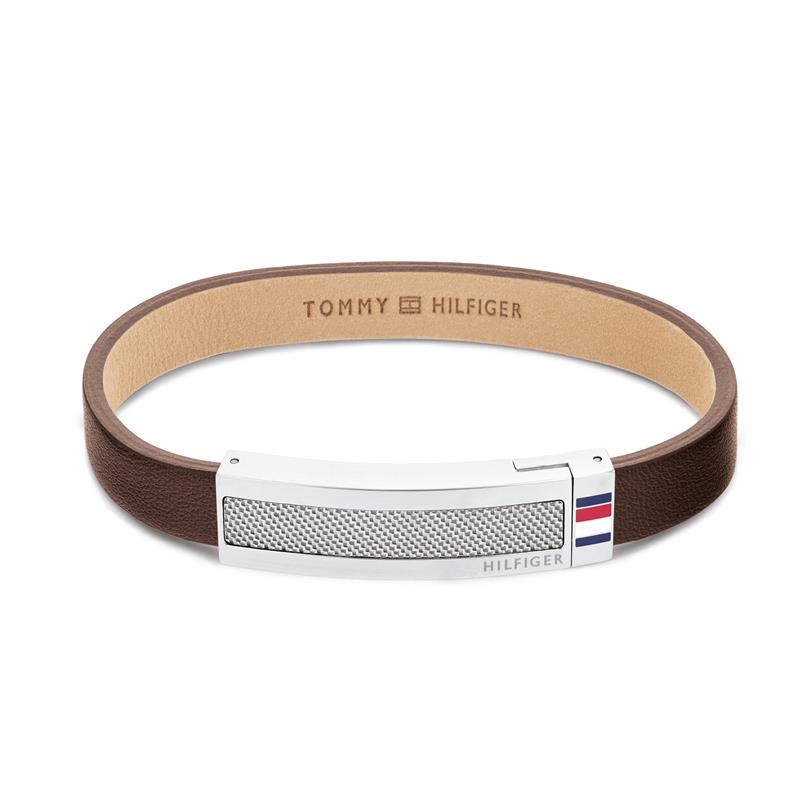 Tommy Hilfiger Armband TJ2790397 Heren Bruin 19 cm