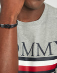 Tommy Hilfiger Jewels TJ2790442 Armband Leer Zwart Heren 20cm
