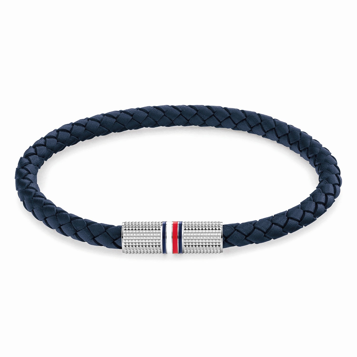Tommy Hilfiger Jewels TJ2790460 Armband Leer Blauw Heren 19cm