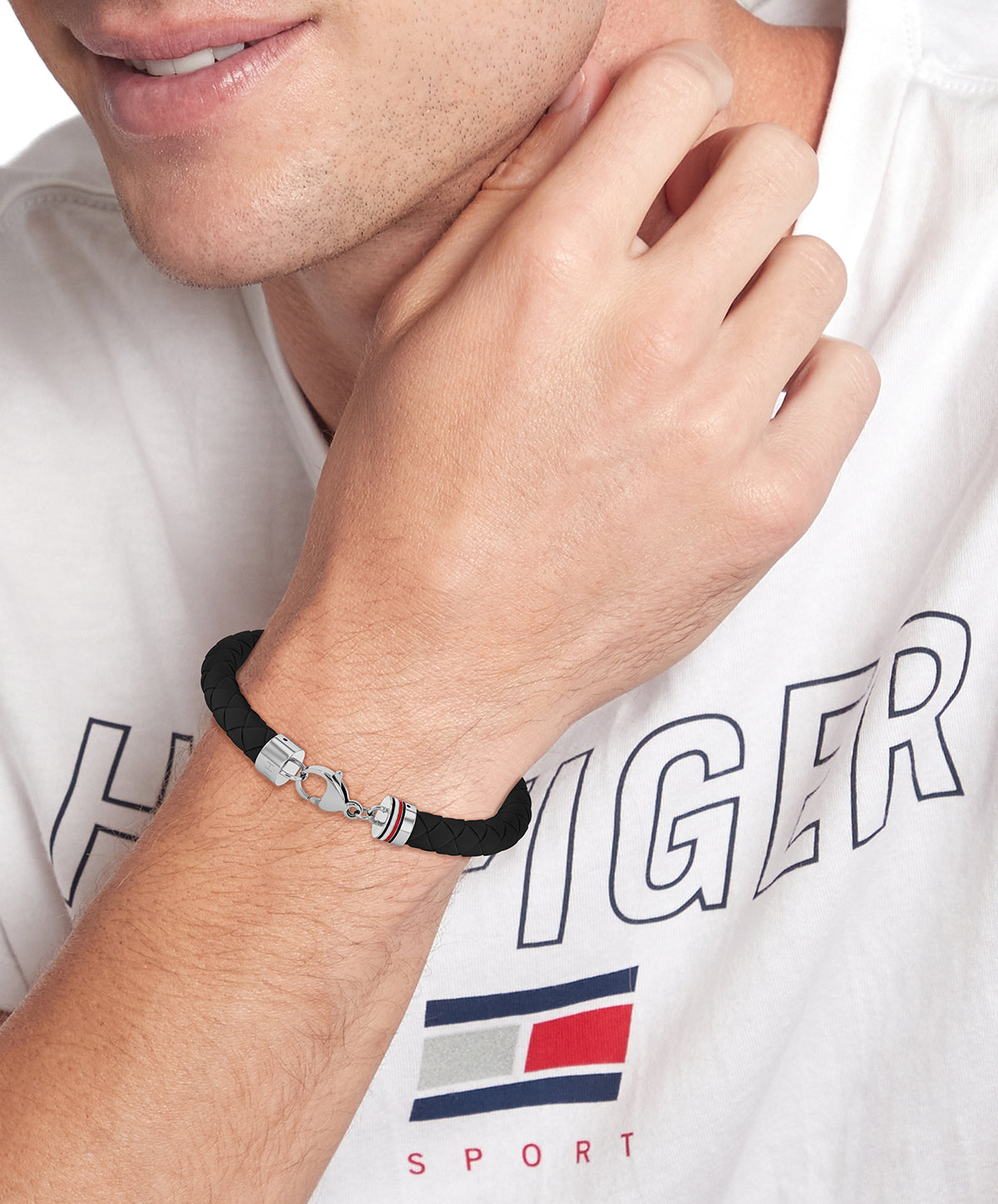 Tommy Hilfiger Armband TJ2790553 Heren Zwart 19 cm
