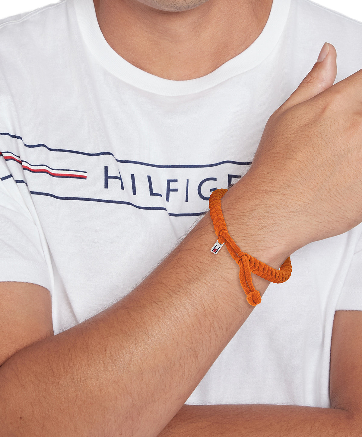 Tommy Hilfiger Armband TJ2790595 Heren Oranje 19 cm