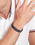 Tommy Hilfiger Jewels TJ2790597 Schakelarmband - Staal - 19cm Zwart