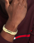 Tommy Hilfiger Jewels TJ2790601 Schakelarmband - Staal - 19cm Goudkleurig