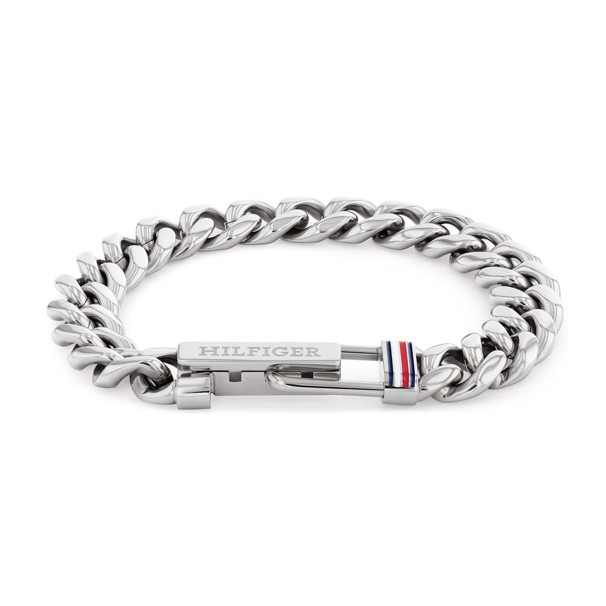 Tommy Hilfiger Armband TJ2790610 Heren Zilverkleurig 19 cm