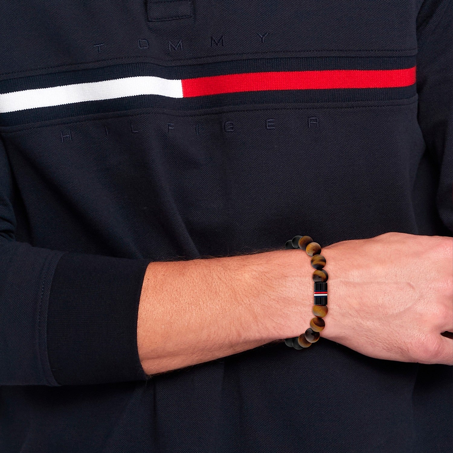 Tommy Hilfiger Jewels TJ2790631 Armband Heren Edelsteen 18,5cm
